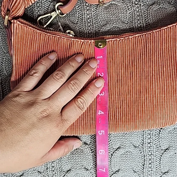 Nwt A New Day Coral Rose Handbag - Picture 10 of 11